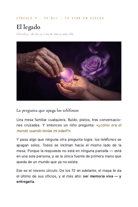 Apertura del círculo 9: la pregunta que apaga los teléfonos